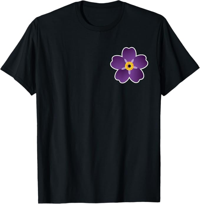 Armenia Purple Flower Symbol T-Shirt