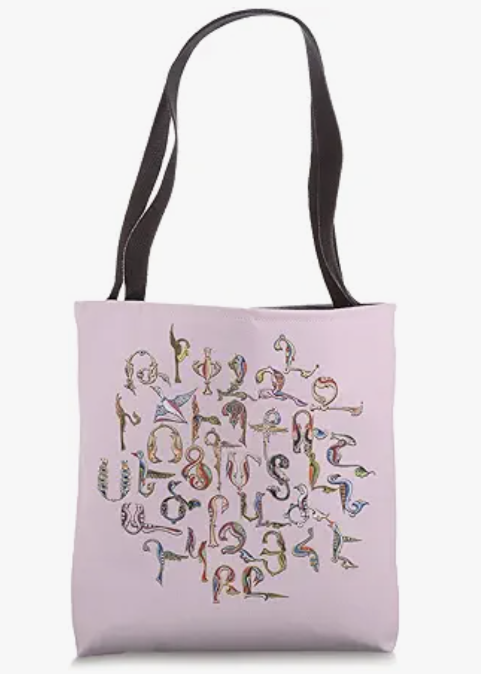 Armenian Alphabet Birds Tote Bag