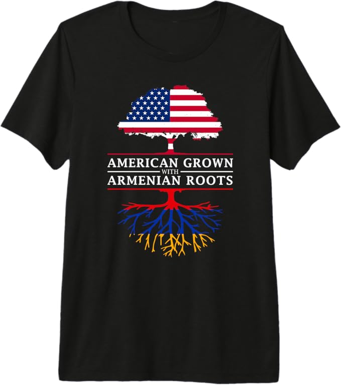 American Grown Armenian Roots Tri-Blend T-Shirt