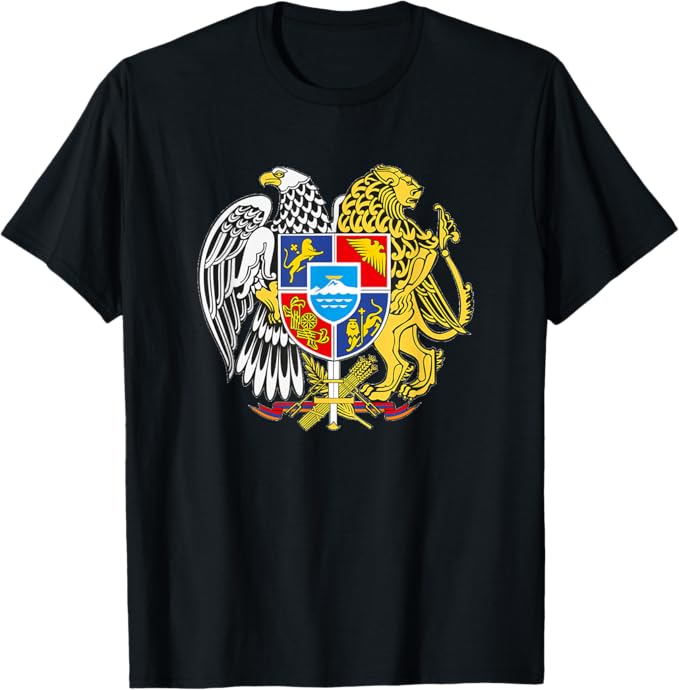 Armenian Coat of Arms Lion Eagle T-Shirt