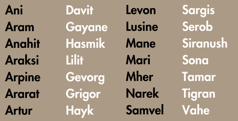 Armenian Baby Names: 50 Beautiful Names & Their Meanings
