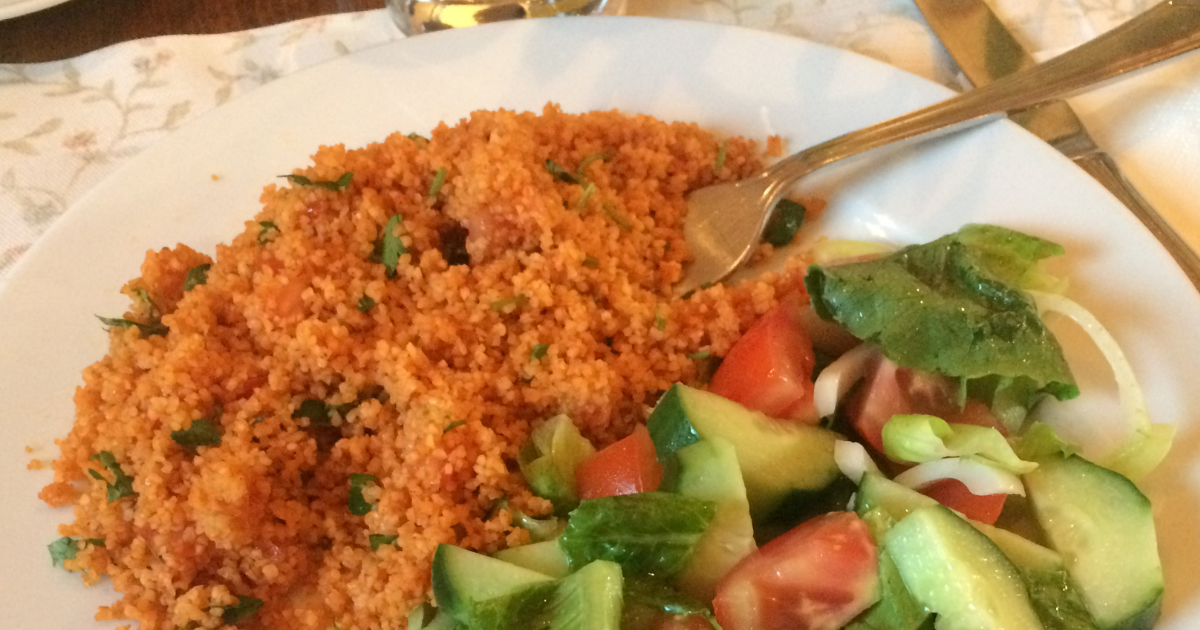 Eetch — Armenian bulgur salad with parsley, green onions, and olive oil