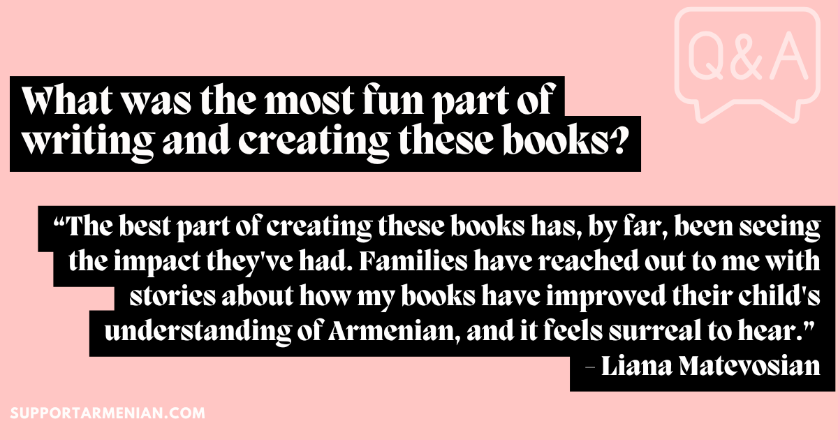 Q&A with Liana Matevosian, creator of Let's Learn Armenian