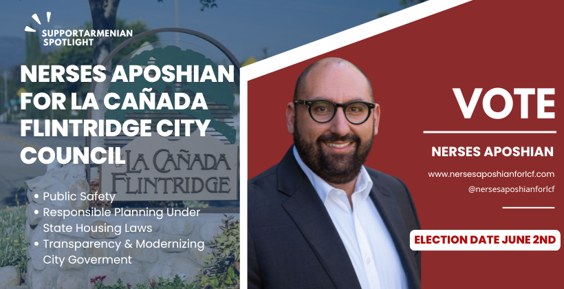 Nerses Aposhian, candidate for La Cañada Flintridge City Council