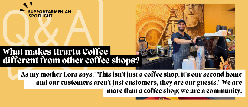 Quote from Lora, co-founder of Urartu Coffee