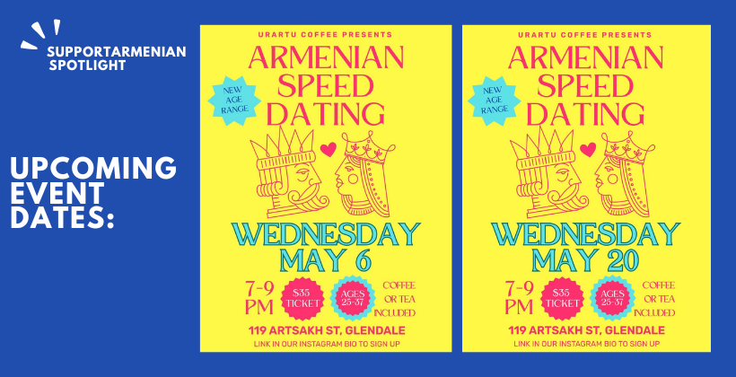 Speed dating event at Urartu Coffee