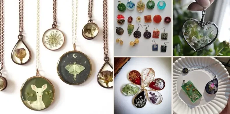 Epoxy resin jewelry