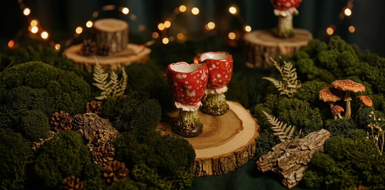 Fly Agaric Glass for Mulled Wine
