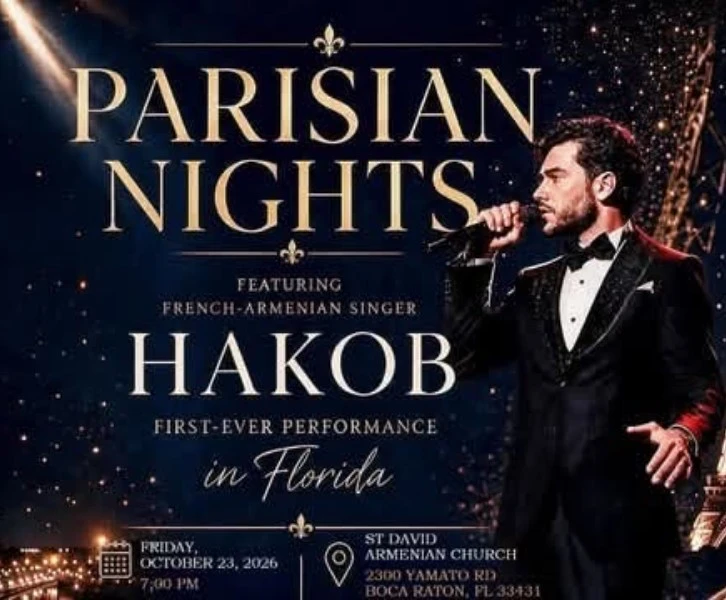 Hakob: Parisian Nights Concert in Florida