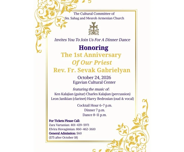 Honoring The 1st Anniversary Of Our Priest Rev. Fr. Sevak Gabrielyan