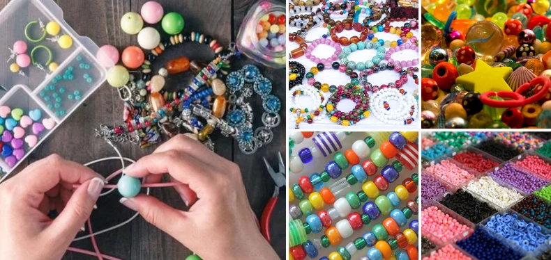 Making jewelry: chokers, bracelets, charms