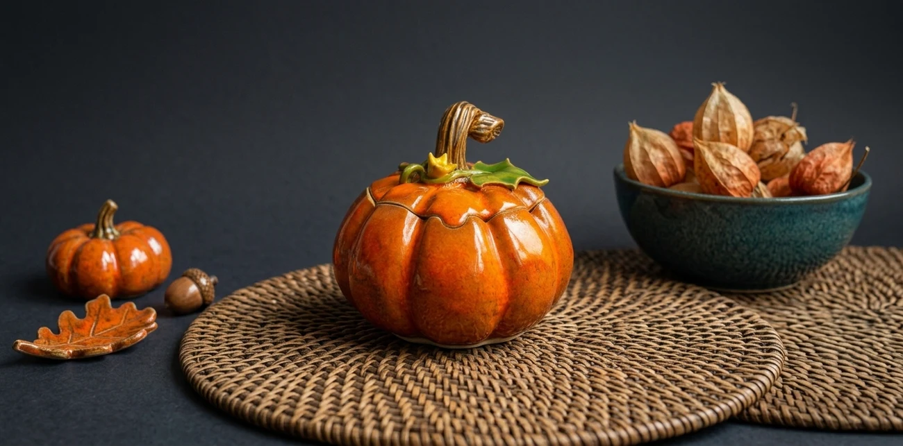 Pumpkin Trinket Box