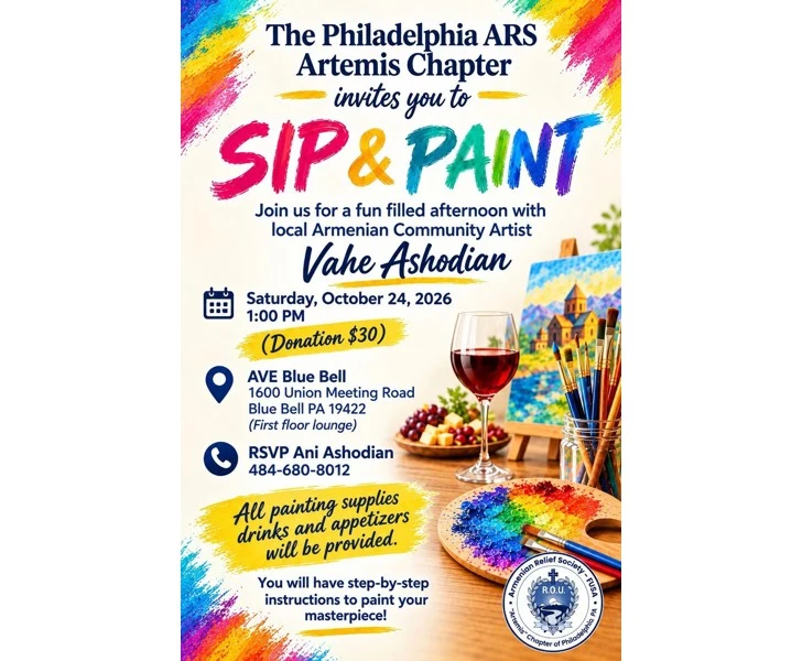 Sip & Paint with Vahe Ashodian