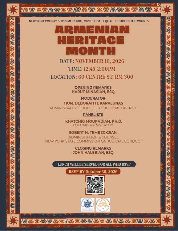 NY/NJ/CT Chapter Presents: Armenian Heritage Month Celebration