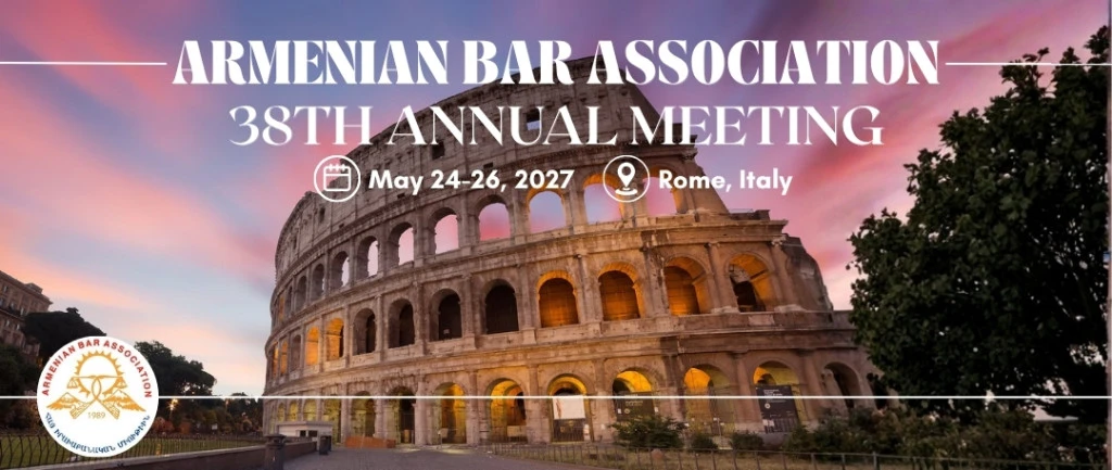 Armenian Bar Association 38th Annual Meeting in Rome