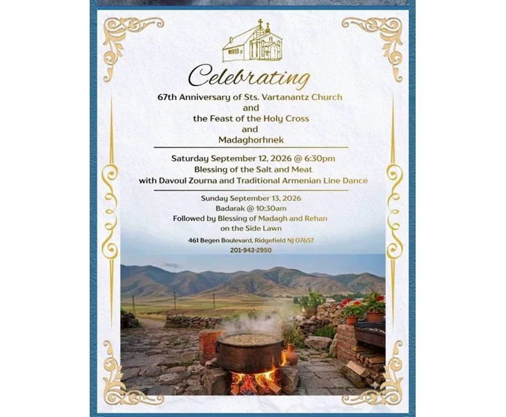67th Anniversary of Sts. Vartanantz Church