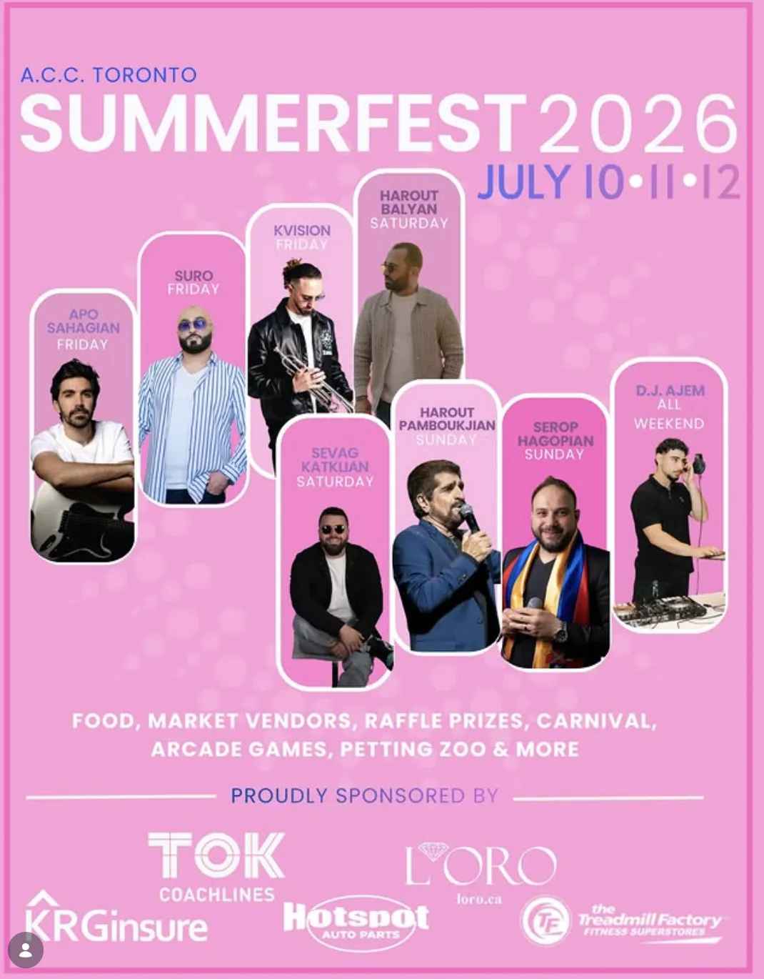 Toronto ACC Summerfest 2026