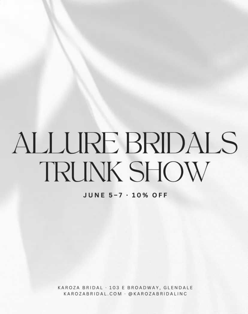 Karoza Bridal — Allure Bridals Trunk Show