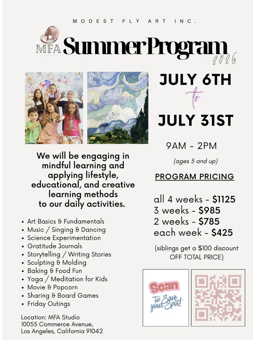 MFA Summer Program 2026 — Modest Fly Art
