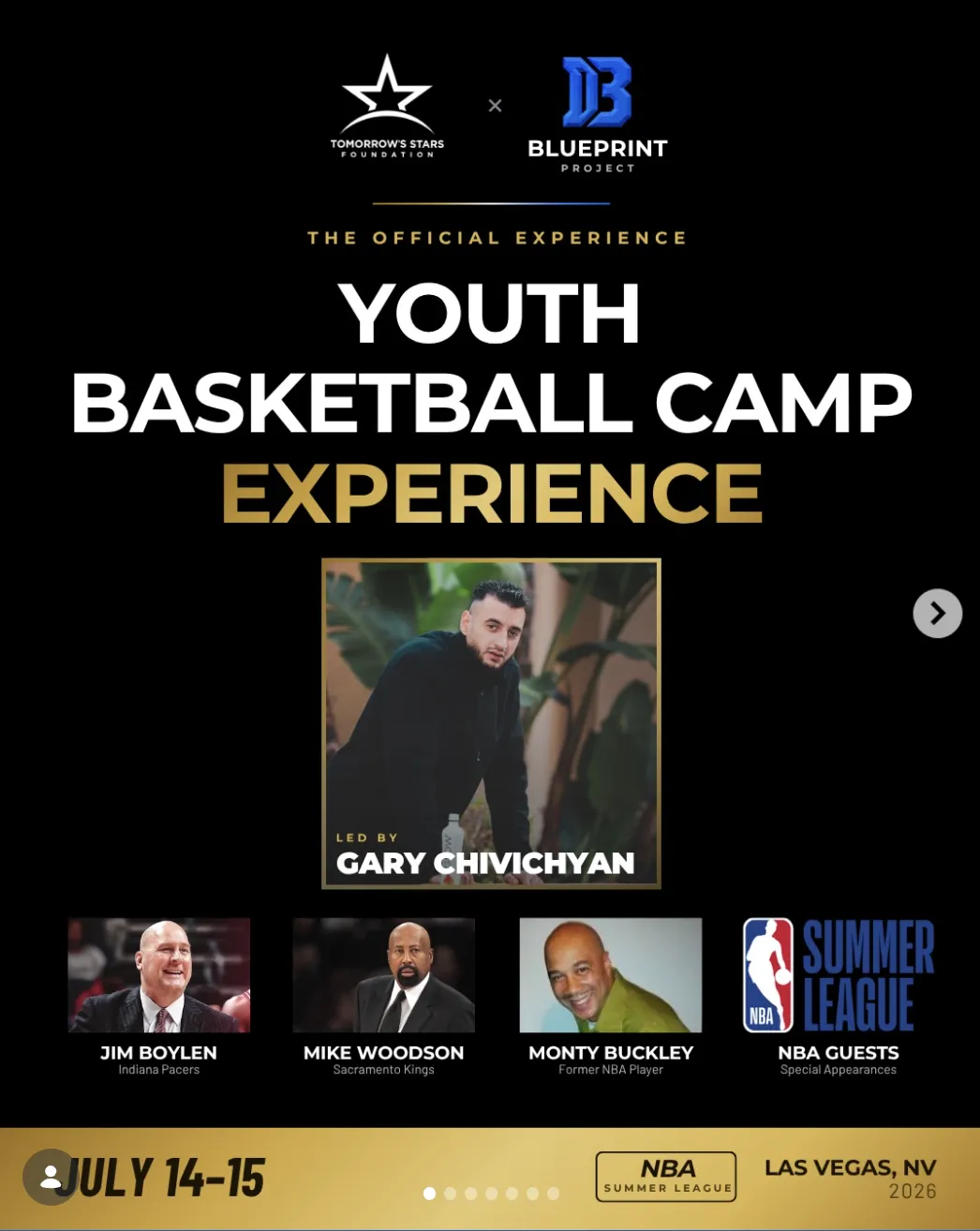 Youth Basketball Camp Experience — Led by Gary Chivichyan