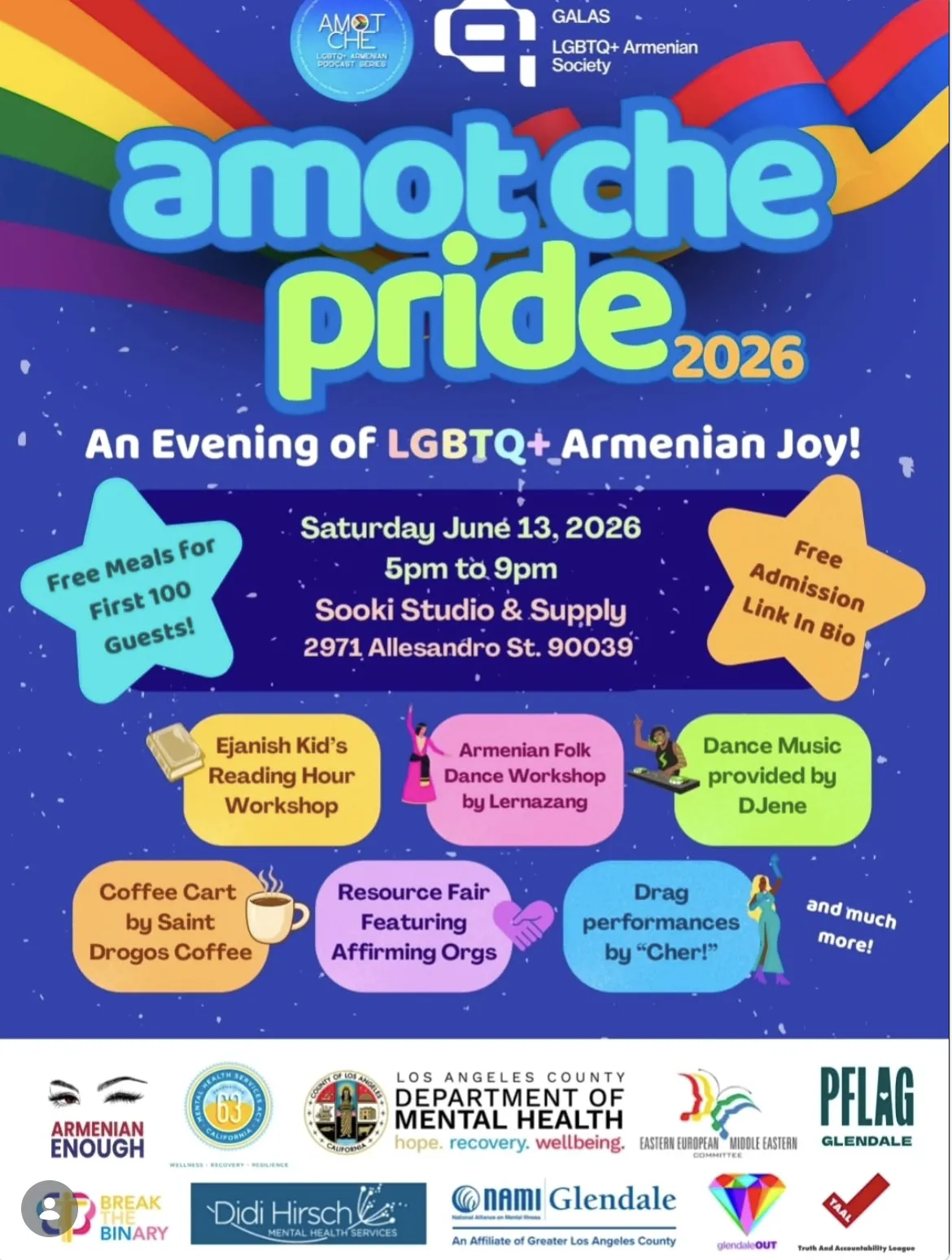Amotche Pride 2026 — An Evening of LGBTQ+ Armenian Joy