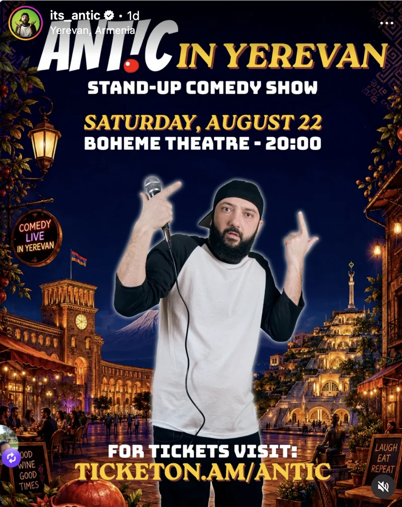 ANTIC in Yerevan — Stand-Up Comedy Show