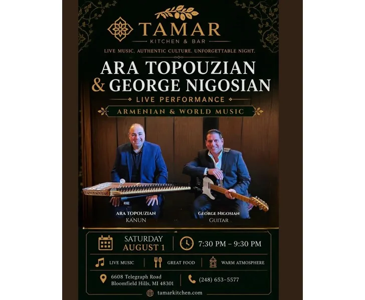 Ara Topouzian & George Nigosian Live Performance