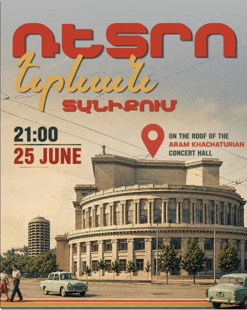 Retro Yerevan on the Rooftop