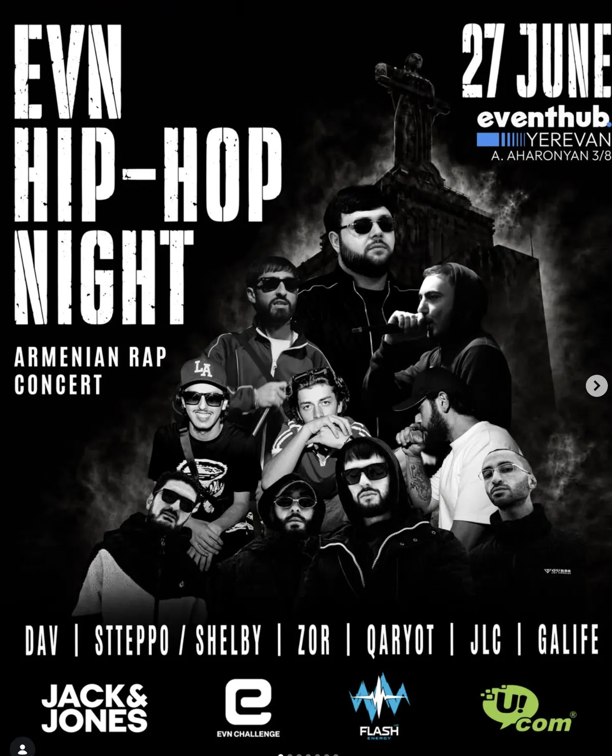 EVN Hip-Hop Night — Armenian Rap Concert