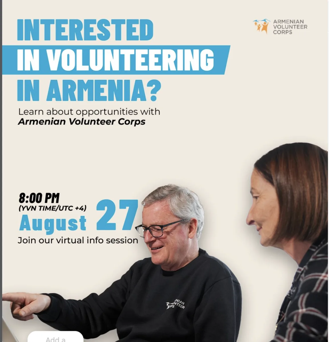Volunteer in Armenia: AVC Virtual Info Session