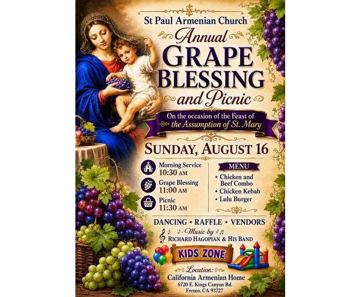 Annual Grape Blessing and Picnic