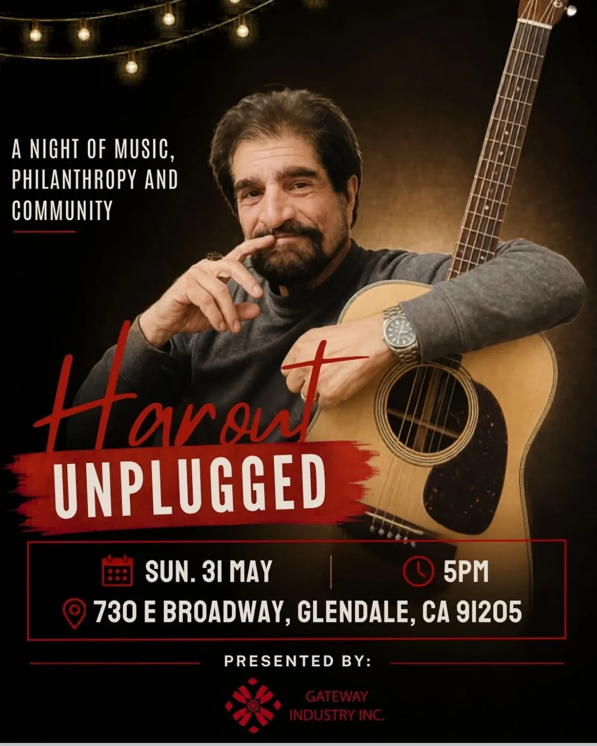 Harout Unplugged — A Night of Music, Philanthropy and Community
