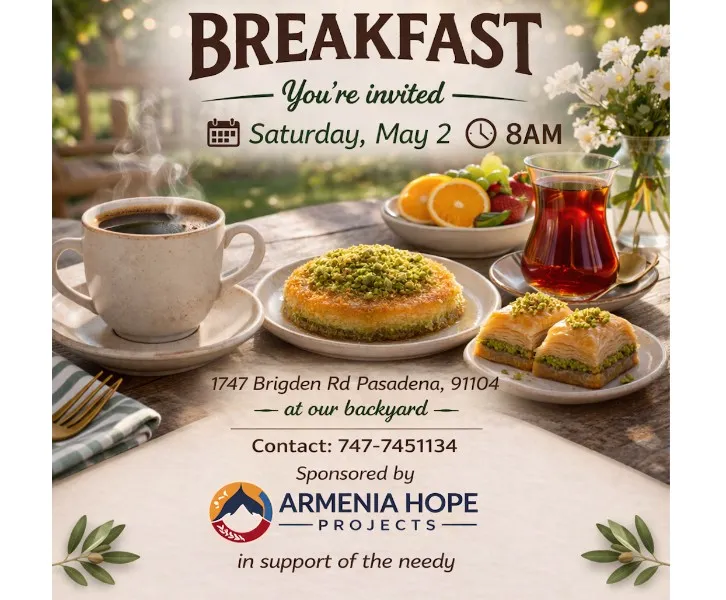 Armenia Hope Projects Breakfast