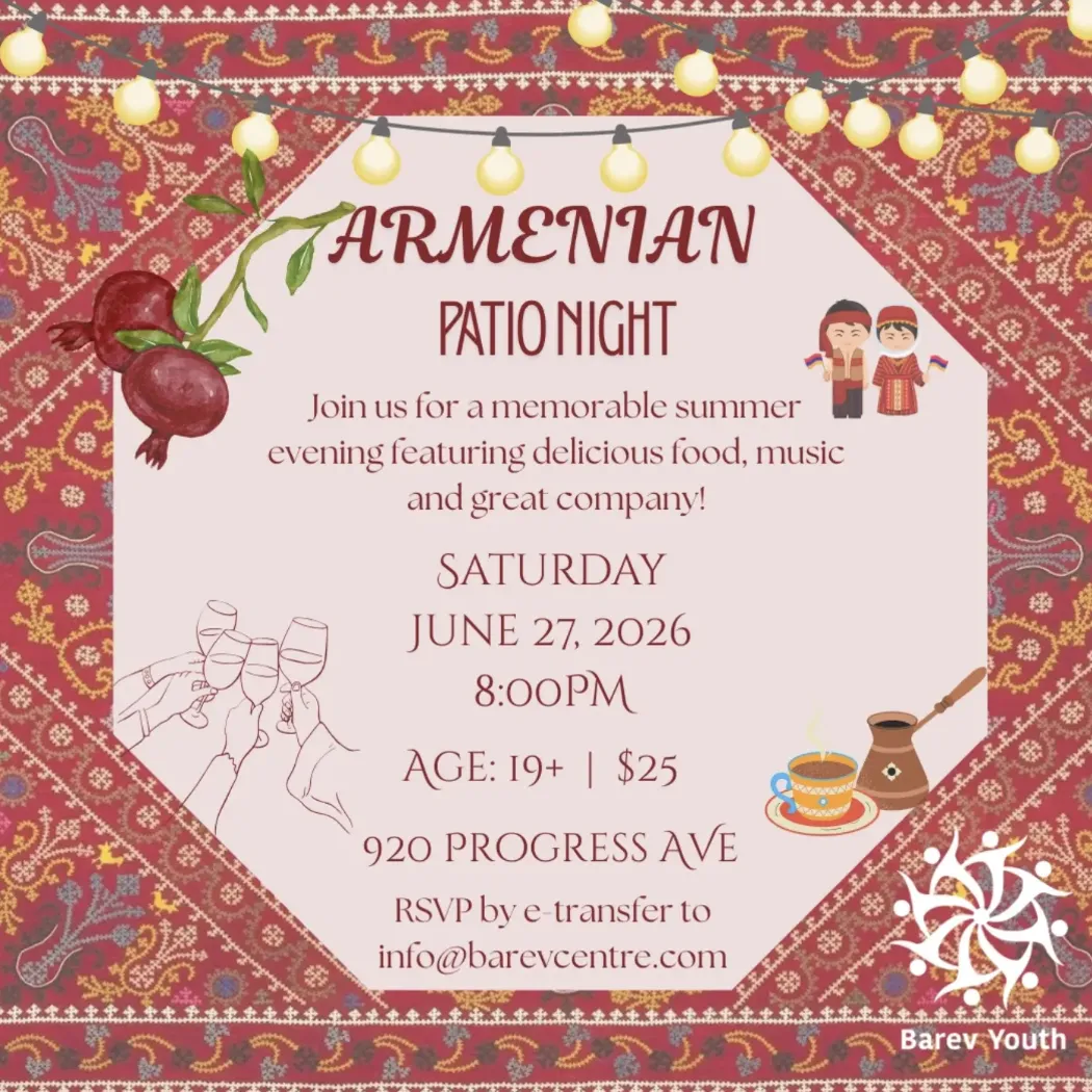Armenian Patio Night — Barev Youth