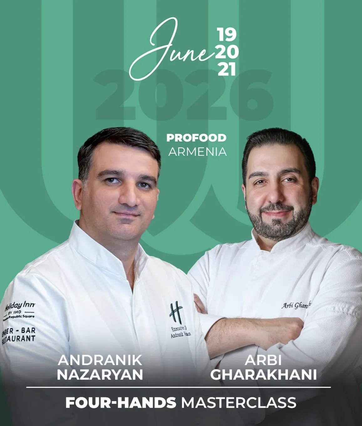 Profood Armenia 2026 — Four-Hands Masterclass with Chefs Andranik Nazaryan & Arbi Gharakhani