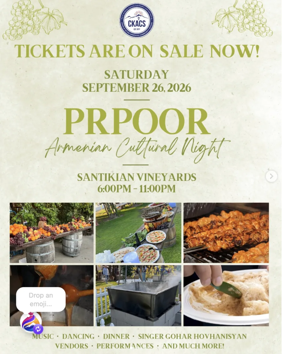 Prpoor Armenian Cultural Night
