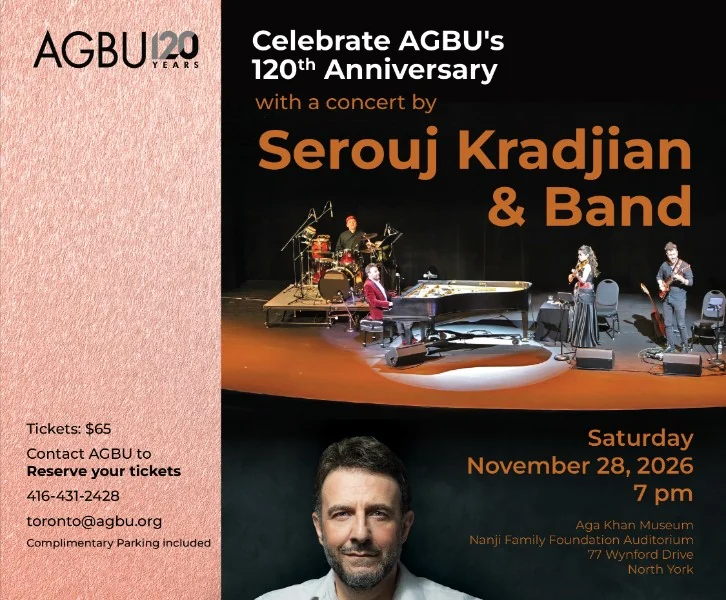 Serouj Kradjian & Band: AGBU 120th Anniversary Concert