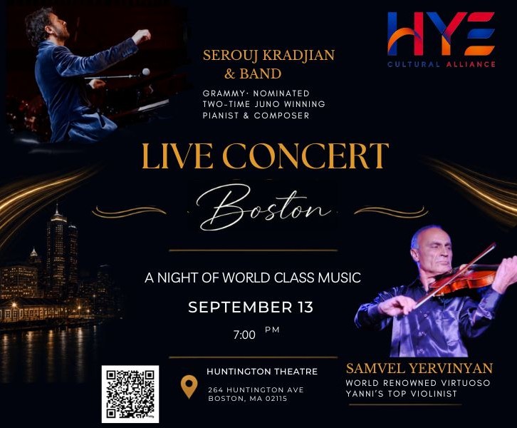 Serouj Kradjian & Band Live in Concert featuring Samvel Yervinyan