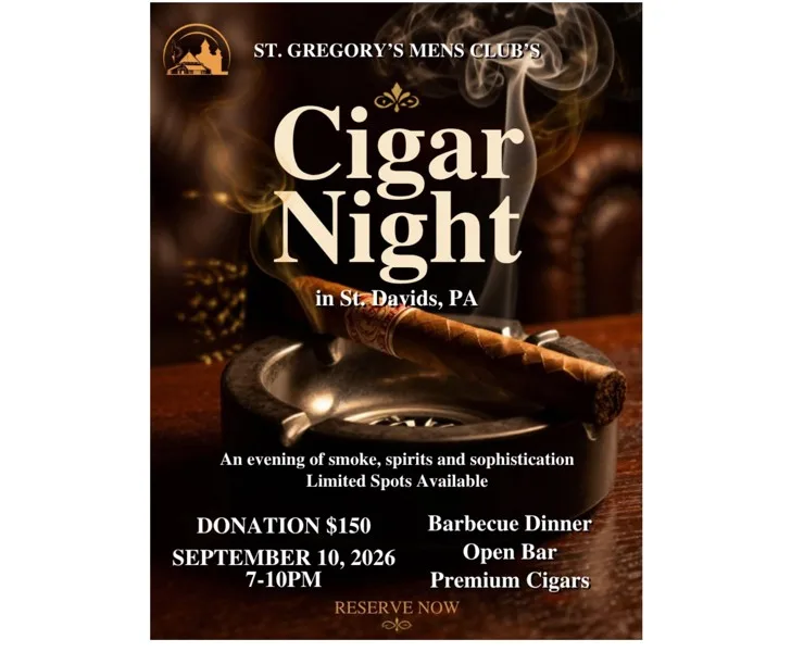 Cigar Night - St. Gregory's Mens Club