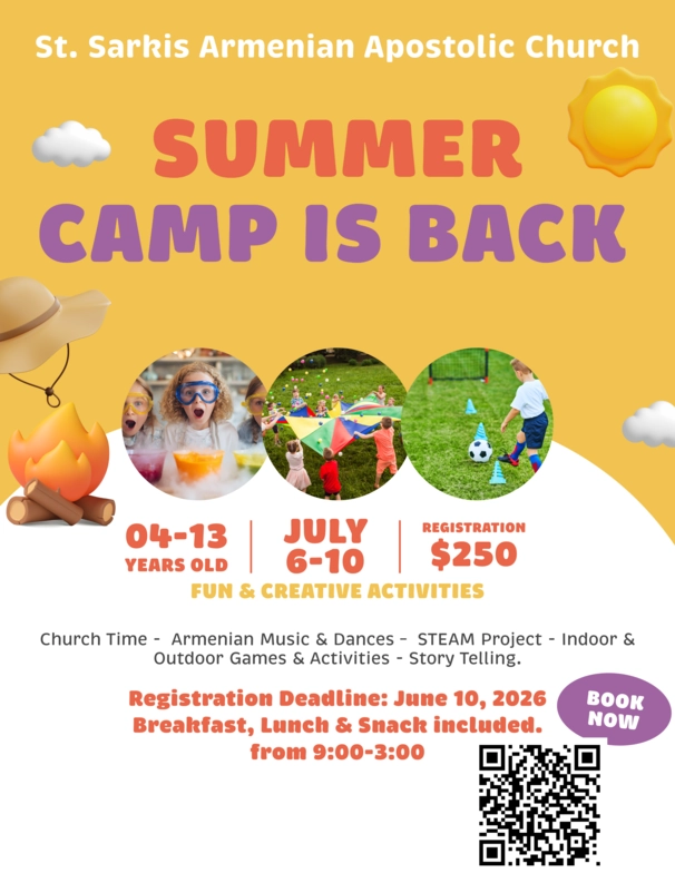 St. Sarkis Summer Camp 2026