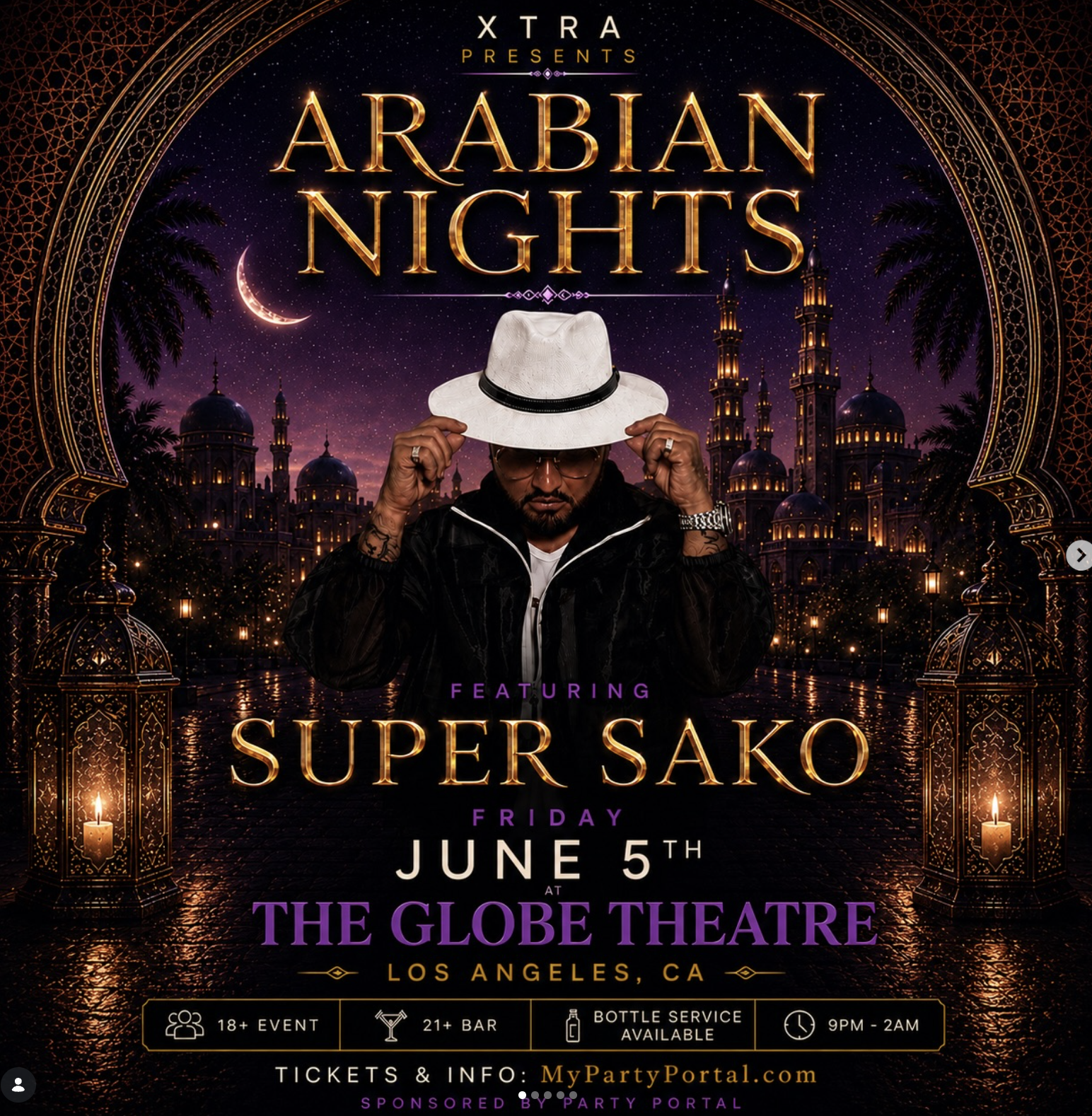 Arabian Nights Featuring Super Sako | Armenian Events