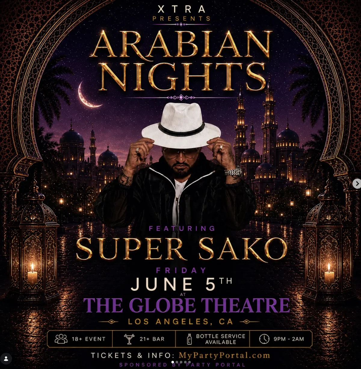 Arabian Nights Featuring Super Sako | Armenian Events