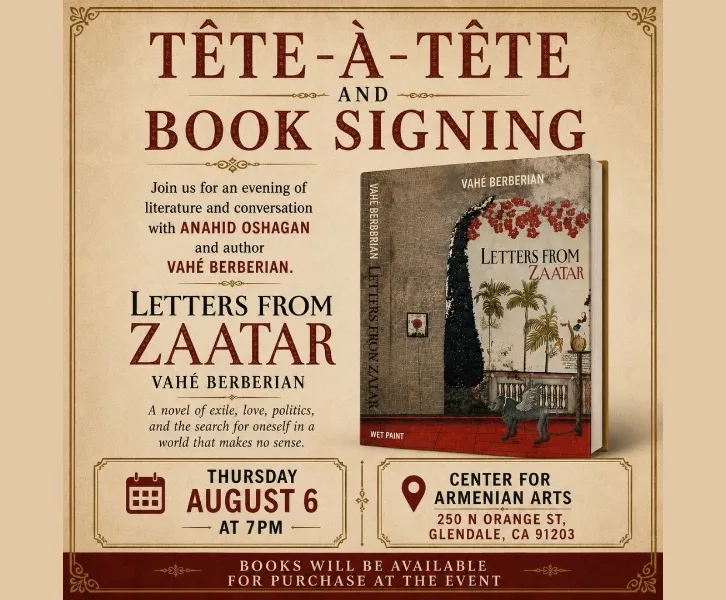 Tête-à-Tête & Book Signing with Vahé Berberian