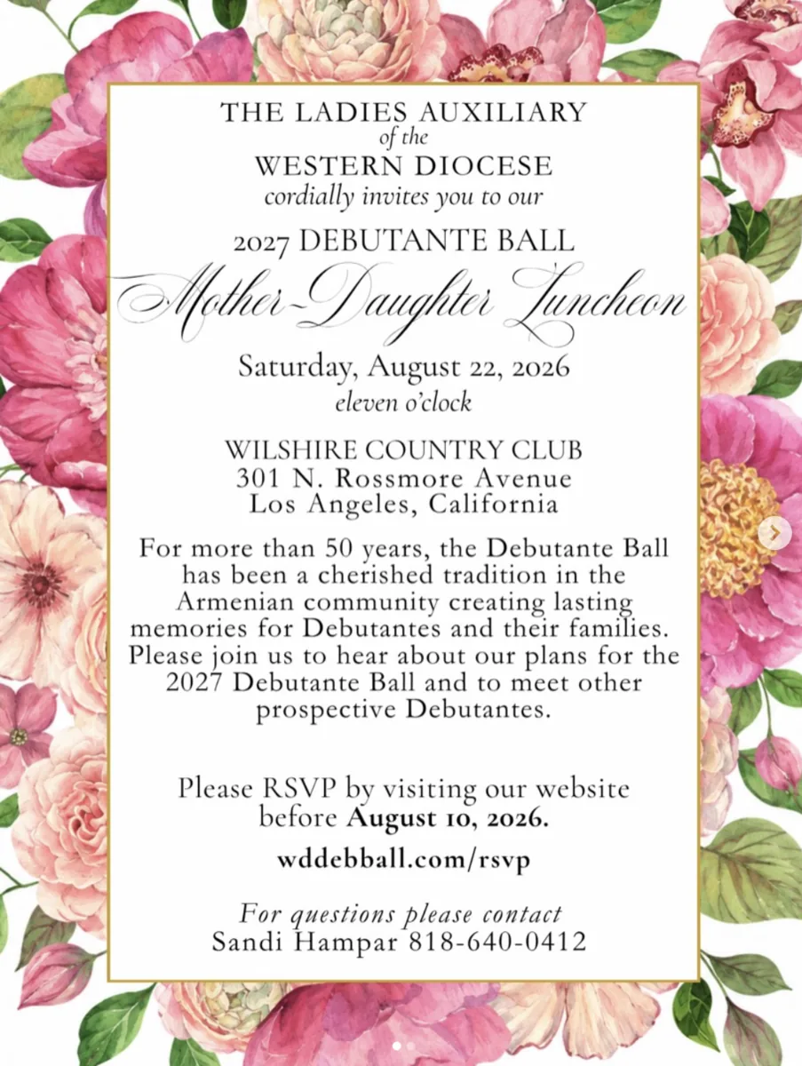 2027 Debutante Ball Mother-Daughter Luncheon